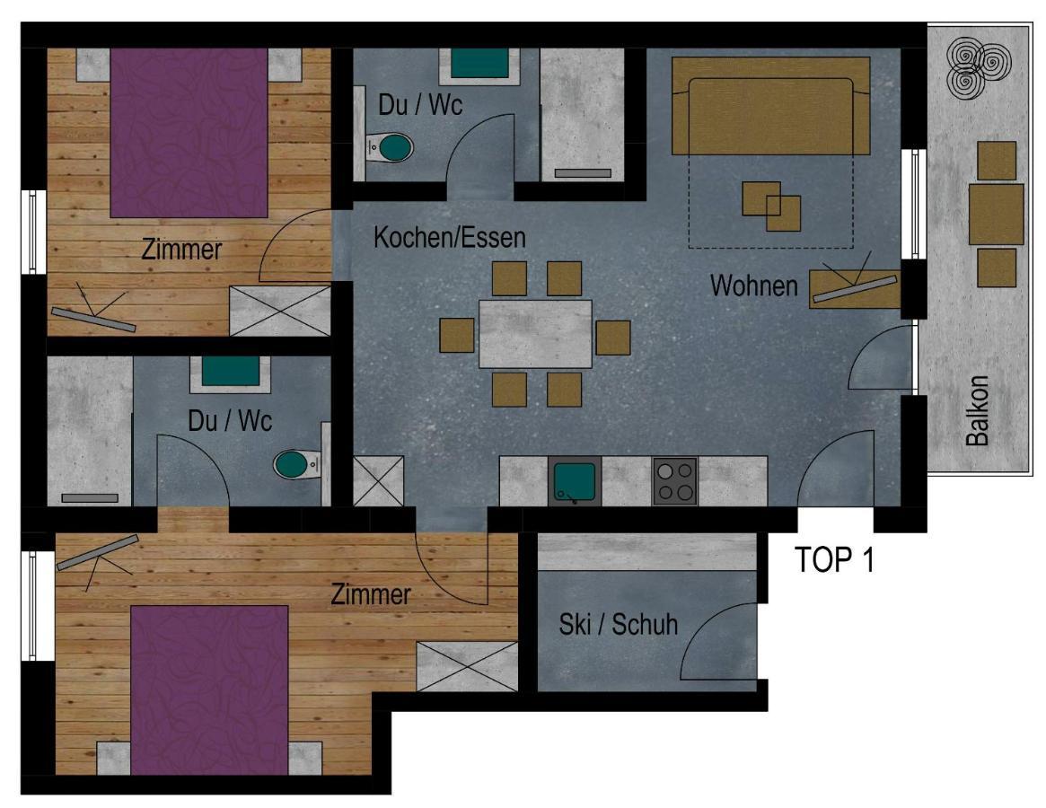Apart Scharler Mit Silvretta Card See Extérieur photo